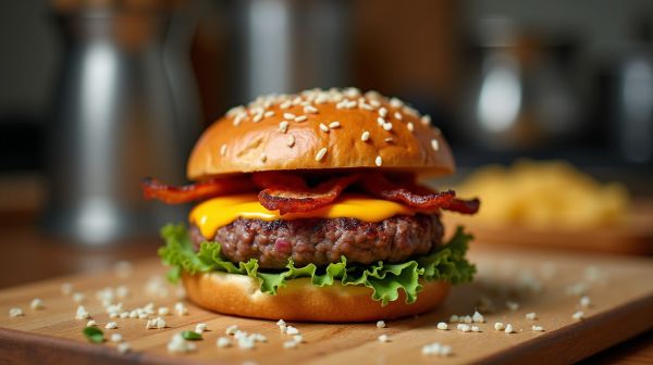 Burger livré : comment garder le croustillant