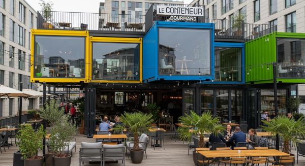 Le restaurant en container : comment l'architecture modulaire séduit-elle la restauration urbaine ?